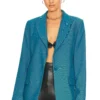 ESSENTIEL ANTWERP Cidade Single Breasted Blazer Palace Blue