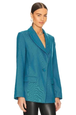 ESSENTIEL ANTWERP Cidade Single Breasted Blazer Palace Blue 7 ESSENTIEL ANTWERP Cidade Single Breasted Blazer Palace Blue -Fashion Clothing ESSE WO27 V3