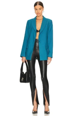 ESSENTIEL ANTWERP Cidade Single Breasted Blazer Palace Blue 9 ESSENTIEL ANTWERP Cidade Single Breasted Blazer Palace Blue -Fashion Clothing ESSE WO27 V5