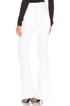FRAME Le High Flare Jean Blanc -Fashion Clothing FAME WJ139 V3