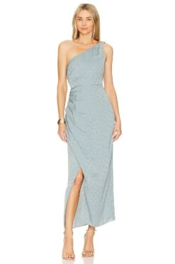 The Singles Table Dress Mauve Polka Dot 8 The Singles Table Dress Mauve Polka Dot -Fashion Clothing FAVR WD16 V1