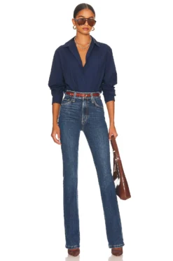 Valentina Super High Rise Boot Cut Jean Woodside -Fashion Clothing FAVR WJ7 V4