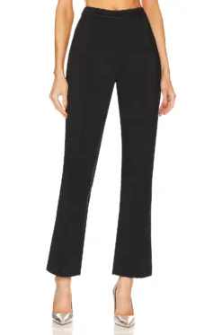 Fleur Du Mal Tailored Crystal Cutout Pant Black