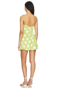 Adira Mini Dress Green 5 Adira Mini Dress Green -Fashion Clothing FORL WD1152 V3