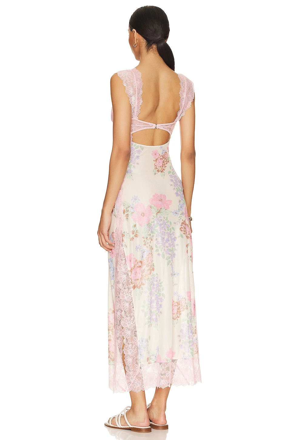 FREE PEOPLE Suddenly Fine Maxi Slip Dress Daisy Combo 3 FREE PEOPLE Suddenly Fine Maxi Slip Dress Daisy Combo - Image 3