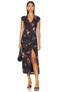 FREE PEOPLE Rosemary Printed Midi Ivory Combo 8 FREE PEOPLE Rosemary Printed Midi Ivory Combo -Fashion Clothing FREE WD2484 V1