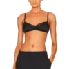 FREE PEOPLE She Silky Bralette Black Combo