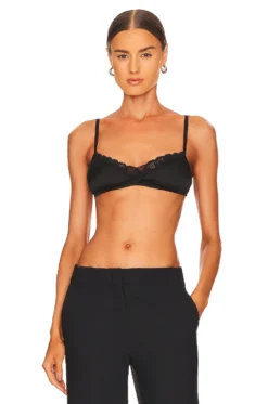 FREE PEOPLE She Silky Bralette Black Combo
