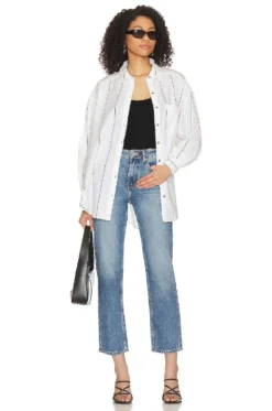 FREE PEOPLE Pacifica Straight Leg Mid Blue -Fashion Clothing FREE WJ277 V4