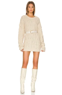 FREE PEOPLE Isla Cable Tunic Tea -Fashion Clothing FREE WK1018 V4