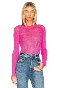 FREE PEOPLE H20 Crew Pullover Hibiscus Highlight