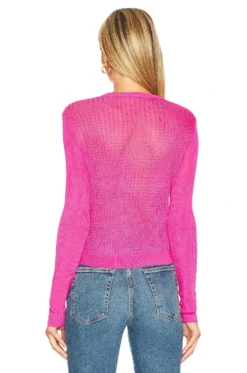 FREE PEOPLE H20 Crew Pullover Hibiscus Highlight 8 FREE PEOPLE H20 Crew Pullover Hibiscus Highlight -Fashion Clothing FREE WK1057 V3