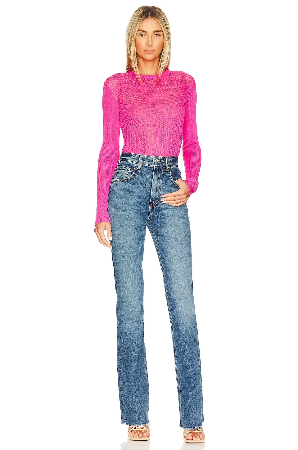 FREE PEOPLE H20 Crew Pullover Hibiscus Highlight 4 FREE PEOPLE H20 Crew Pullover Hibiscus Highlight - Image 4