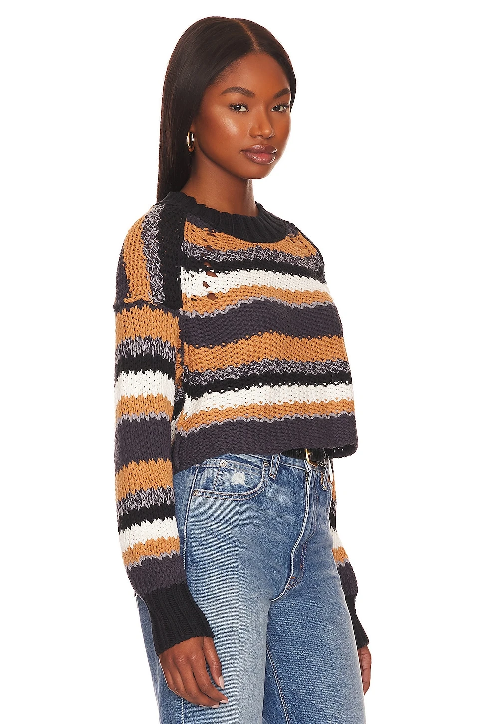 FREE PEOPLE Devon Sweater Sunflower Seed Combo 2 FREE PEOPLE Devon Sweater Sunflower Seed Combo - Image 2