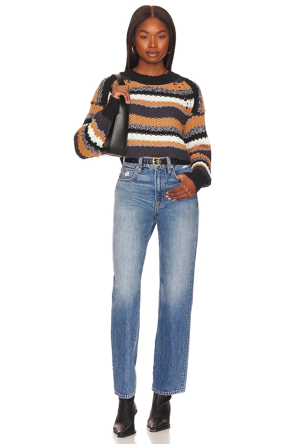 FREE PEOPLE Devon Sweater Sunflower Seed Combo 4 FREE PEOPLE Devon Sweater Sunflower Seed Combo - Image 4