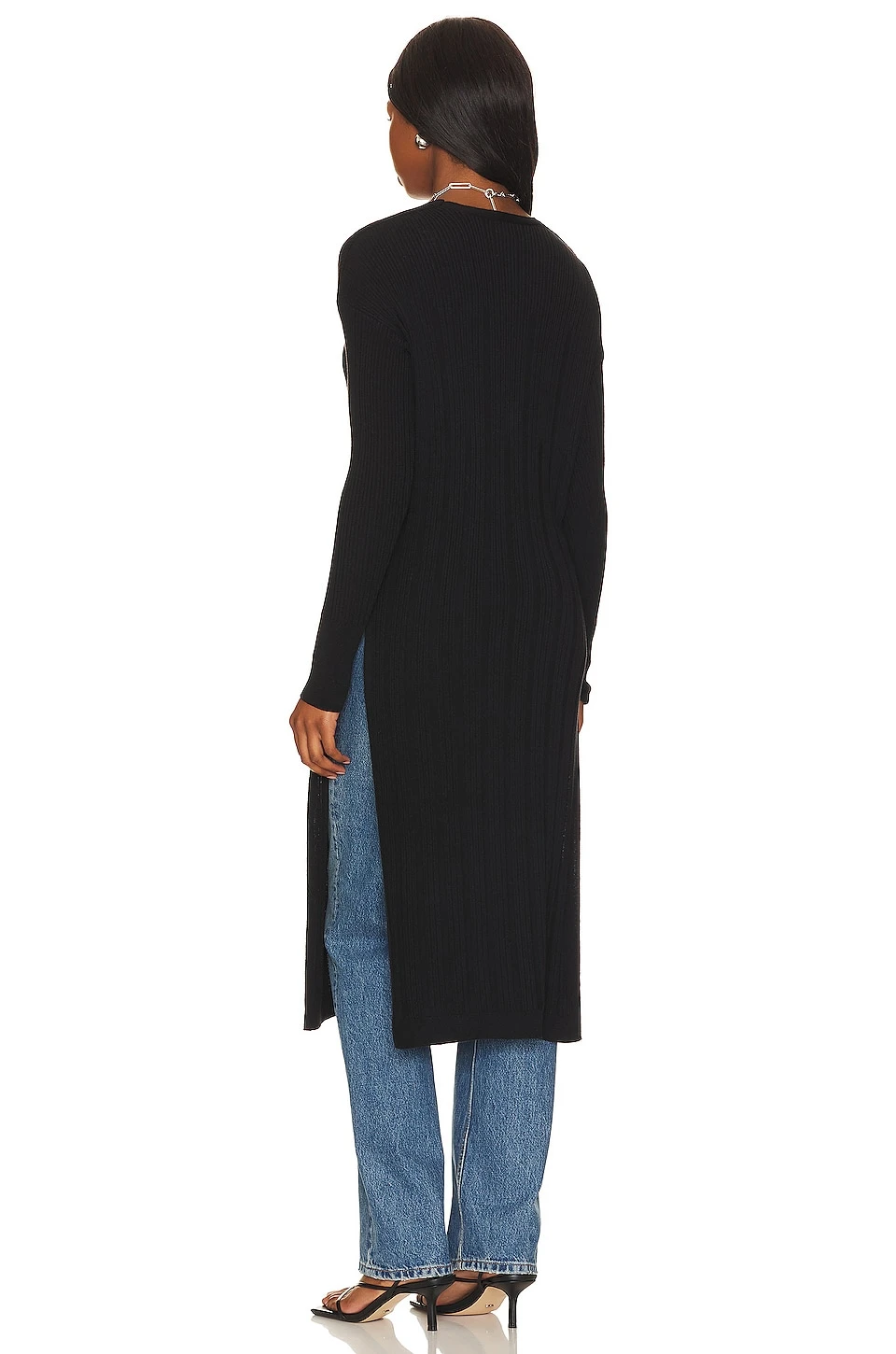 FREE PEOPLE Skylight Cardi Black 3 FREE PEOPLE Skylight Cardi Black - Image 3