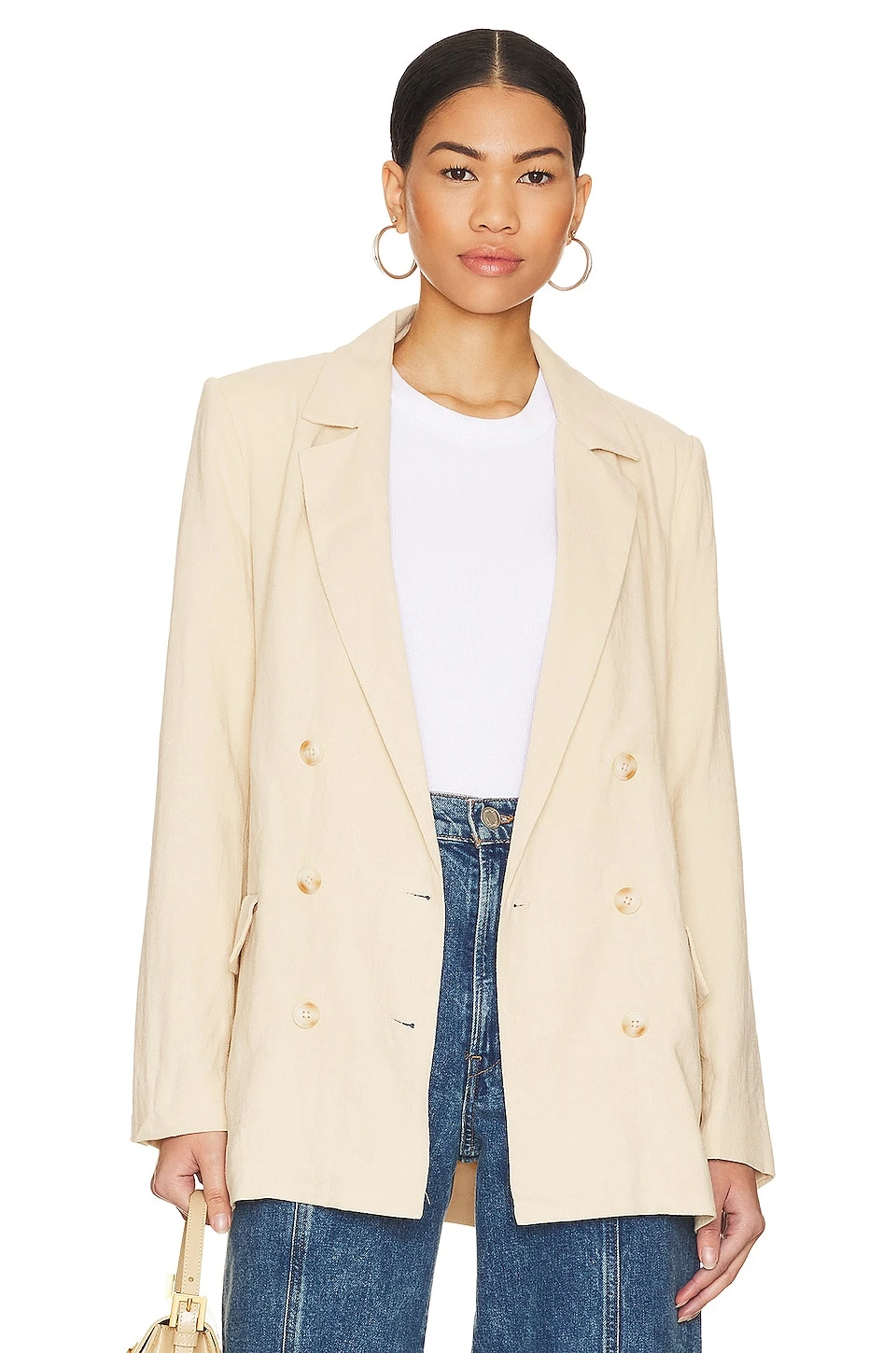 FREE PEOPLE Olivia Blazer Strawberry Colada 7 FREE PEOPLE Olivia Blazer Strawberry Colada - Image 7