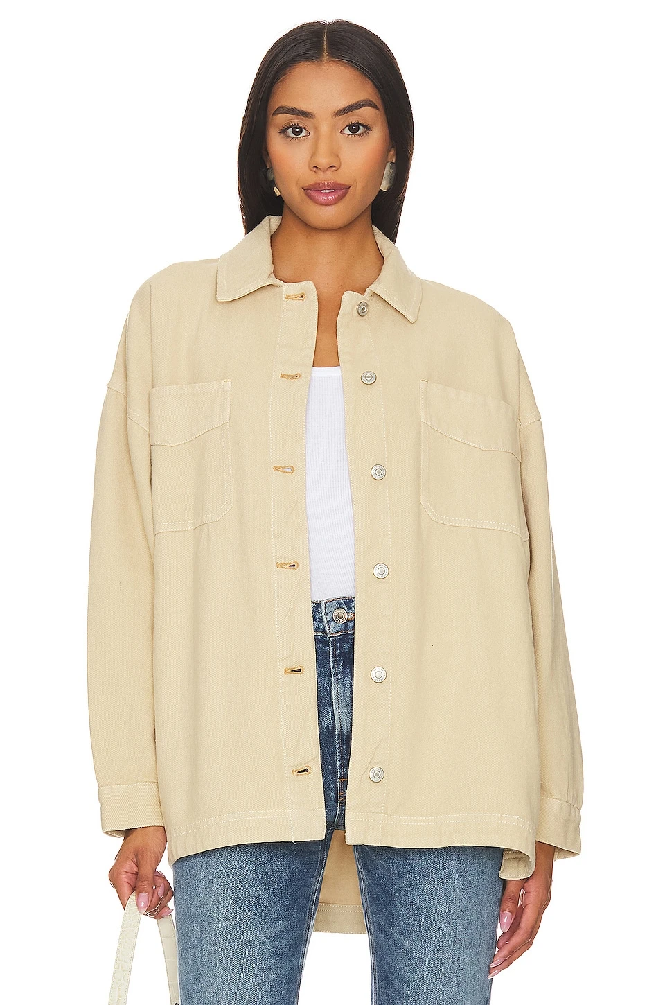 FREE PEOPLE Madison City Shacket Warm Camel 1 FREE PEOPLE Madison City Shacket Warm Camel