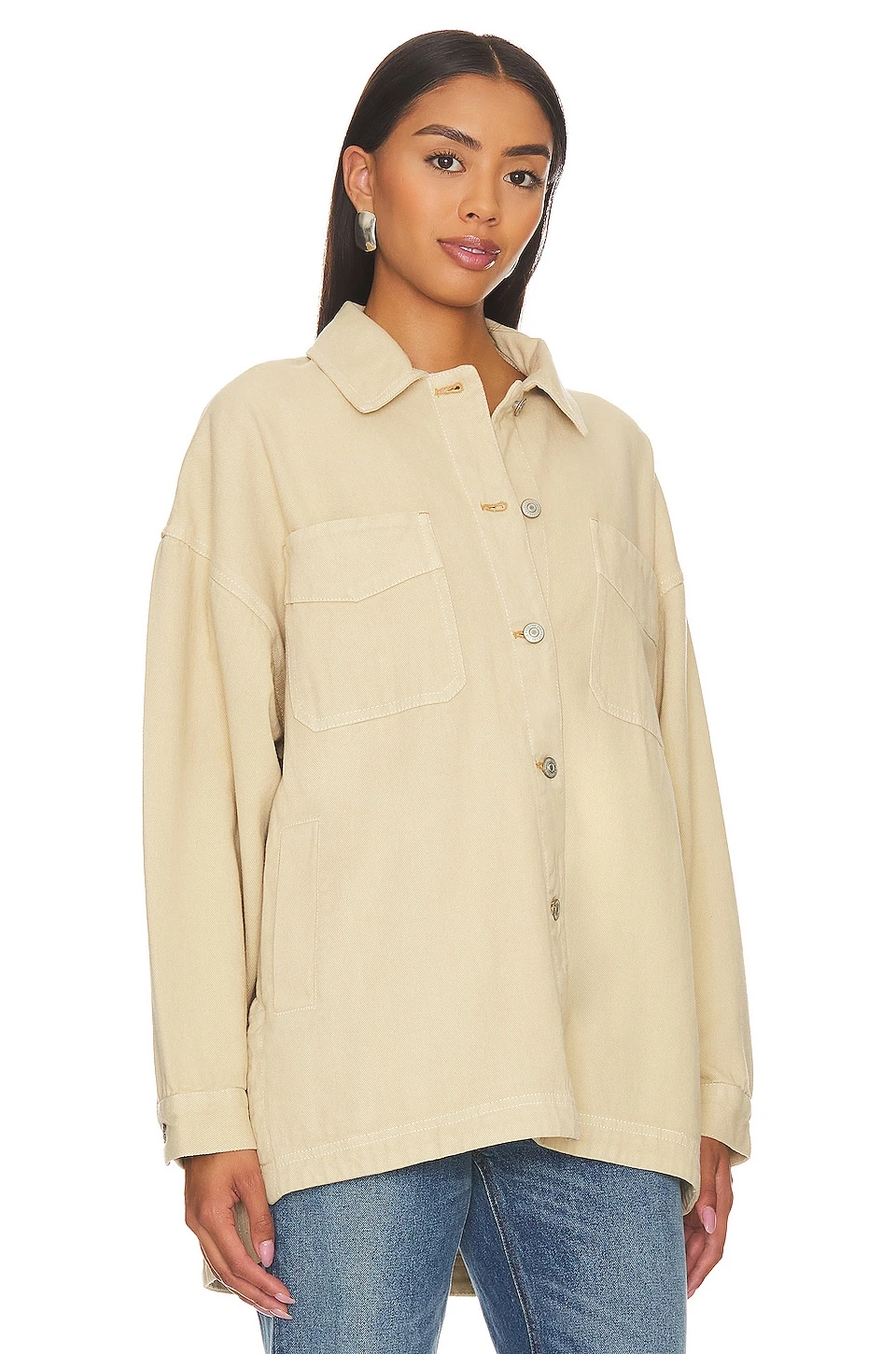 FREE PEOPLE Madison City Shacket Warm Camel 2 FREE PEOPLE Madison City Shacket Warm Camel - Image 2