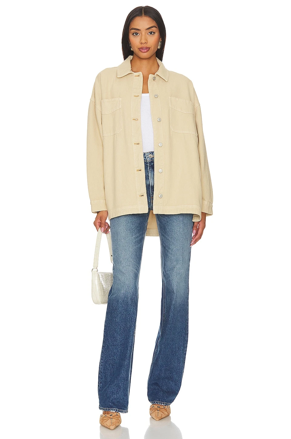 FREE PEOPLE Madison City Shacket Warm Camel 4 FREE PEOPLE Madison City Shacket Warm Camel - Image 4