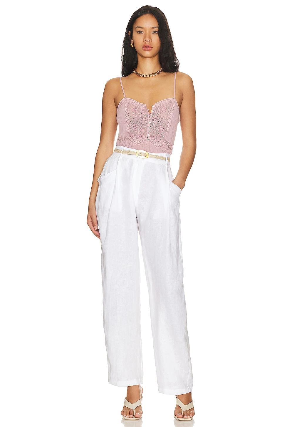 FREE PEOPLE Still The One Bodysuit La Fleur 5 FREE PEOPLE Still The One Bodysuit La Fleur - Image 5