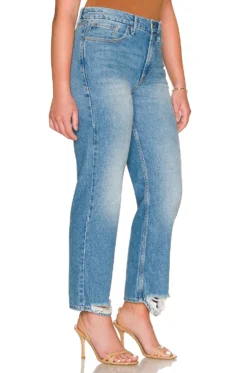 GOOD AMERICAN Good '90s Duster Indigo060 -Fashion Clothing GAME WJ30 V4