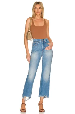 GOOD AMERICAN Good '90s Duster Indigo060 -Fashion Clothing GAME WJ30 V7