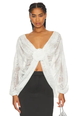 Cape Blouse Milk White
