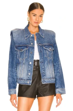 Frankie Padded Jean Jacket Madison Avenue