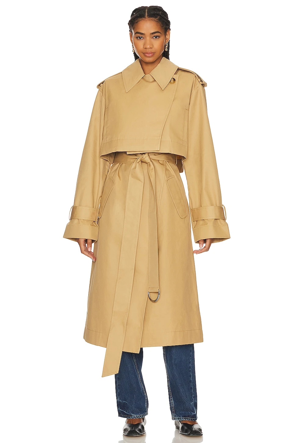 The Convertible Trench Coat British Tan 2 The Convertible Trench Coat British Tan - Image 2