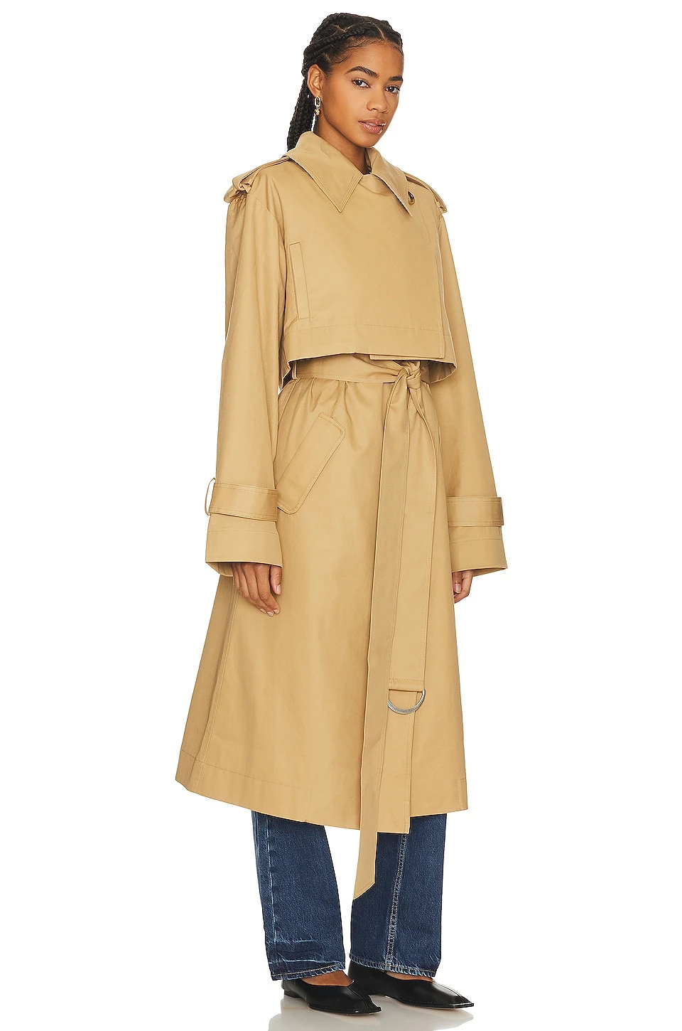 The Convertible Trench Coat British Tan 5 The Convertible Trench Coat British Tan - Image 5