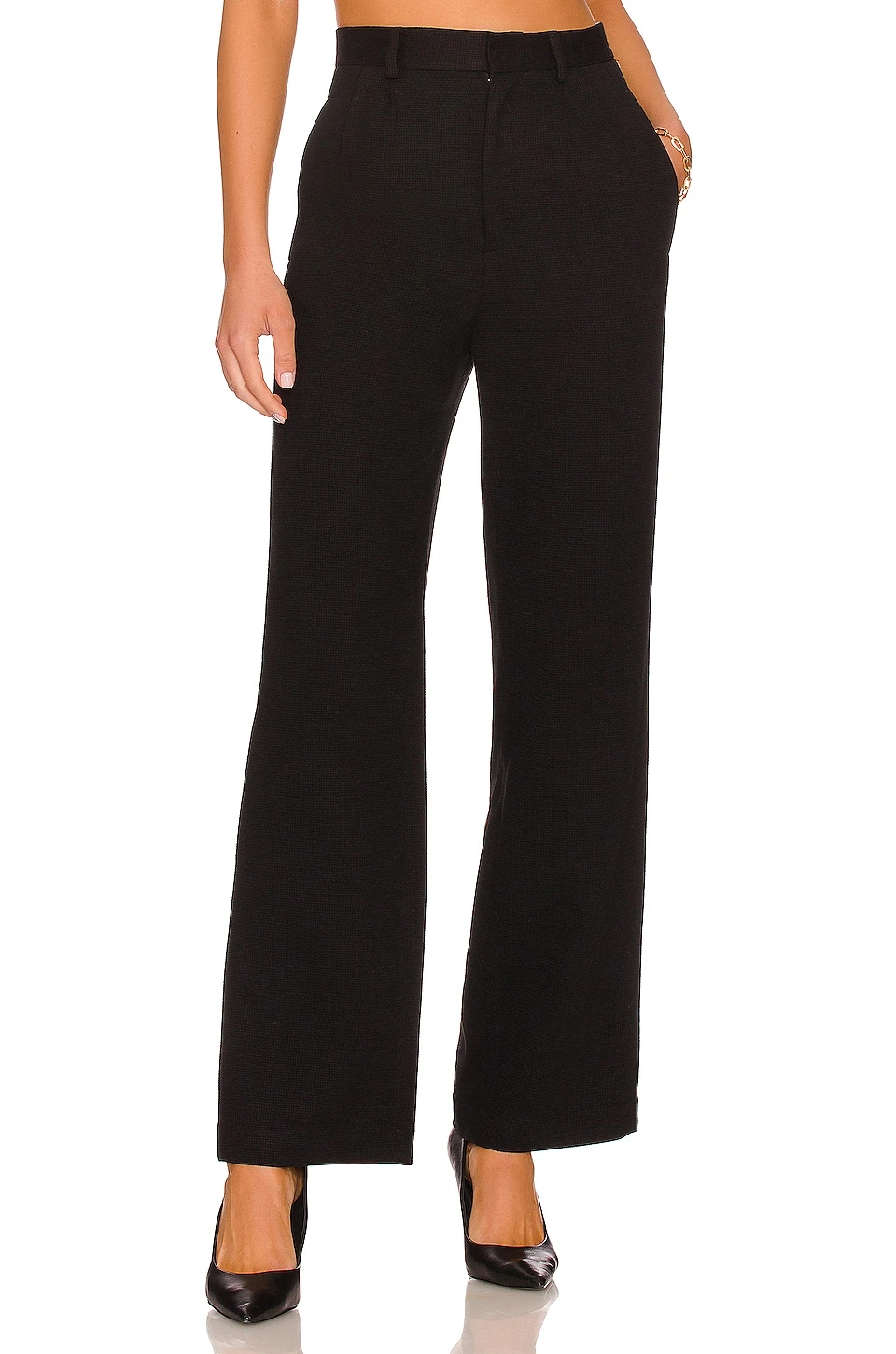 Bonded Thermal Pleated Pant Black 7 Bonded Thermal Pleated Pant Black - Image 7