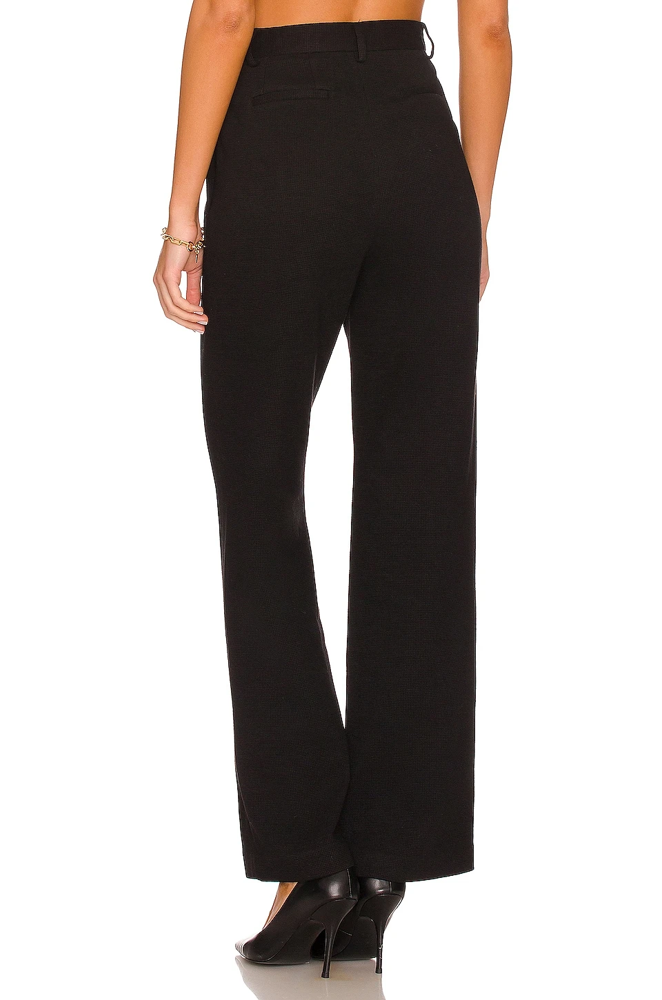 Bonded Thermal Pleated Pant Black 3 Bonded Thermal Pleated Pant Black - Image 3