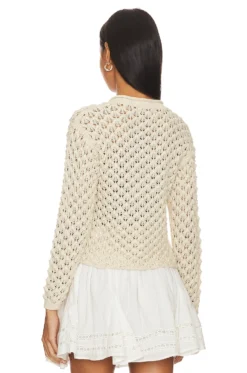 Francie Cardigan Ivory -Fashion Clothing HEAR WK185 V3