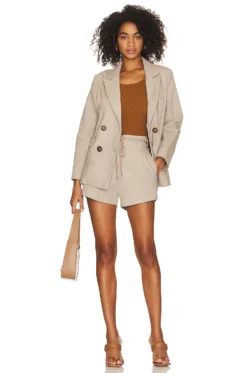 VESTE JOANIE Fawn -Fashion Clothing HEAR WO180 V5