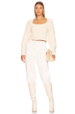 Bruna Sweater Ivory -Fashion Clothing HETR WK4 V4