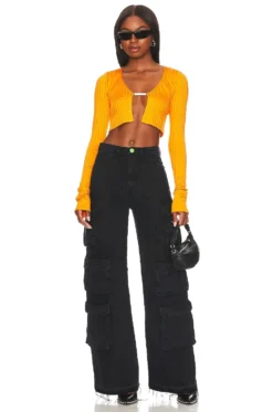 The Miami Top Orange -Fashion Clothing HLDN WS2 V4