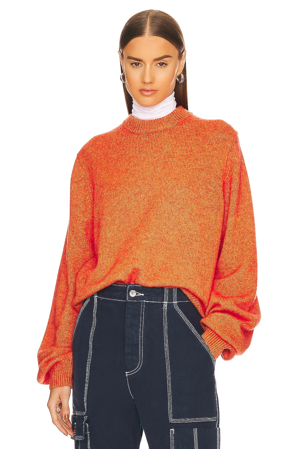 Lynnea Crew Pullover Green 5 Lynnea Crew Pullover Green - Image 5