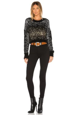 X REVOLVE Super Moon Sweater Moon Shimmer -Fashion Clothing HOOF WK112 V4