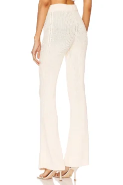 X REVOLVE Brisa Cable Pant Ivory Marl -Fashion Clothing HOOF WP205 V3