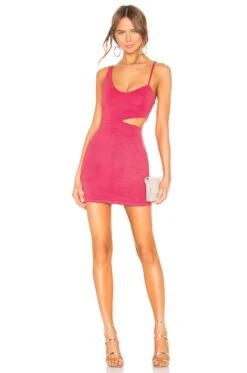 Lambert Mini Dress Hot Pink 8 Lambert Mini Dress Hot Pink -Fashion Clothing HURR WD297 V1 1