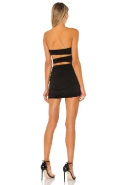 Alaric Mini Dress Black 9 Alaric Mini Dress Black -Fashion Clothing HURR WD482 V4