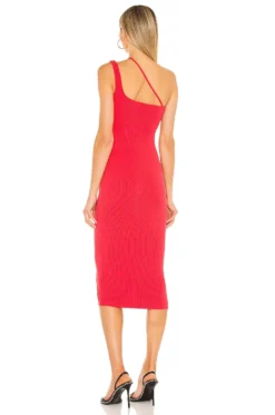 NIALL 미디 원피스 Two Tone Red 5 NIALL 미디 원피스 Two Tone Red -Fashion Clothing HURR WD492 V3