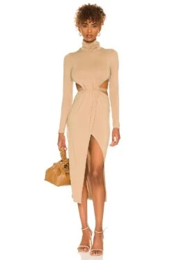 Cia Midi Dress Camel