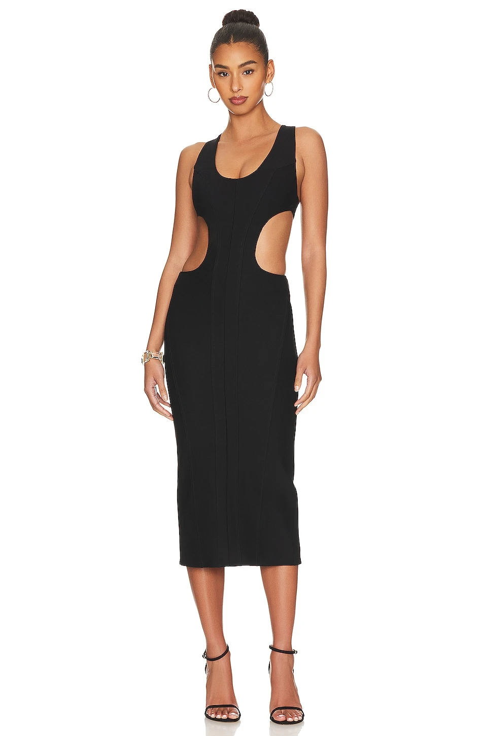 Zoraida Midi Dress Black 1 Zoraida Midi Dress Black