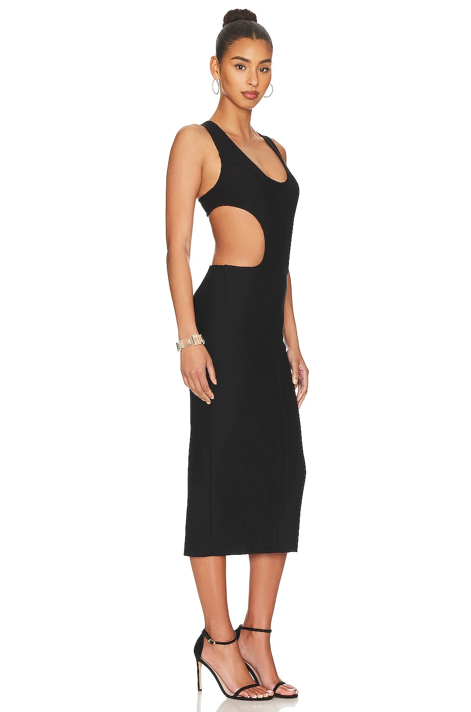 Zoraida Midi Dress Black 2 Zoraida Midi Dress Black - Image 2