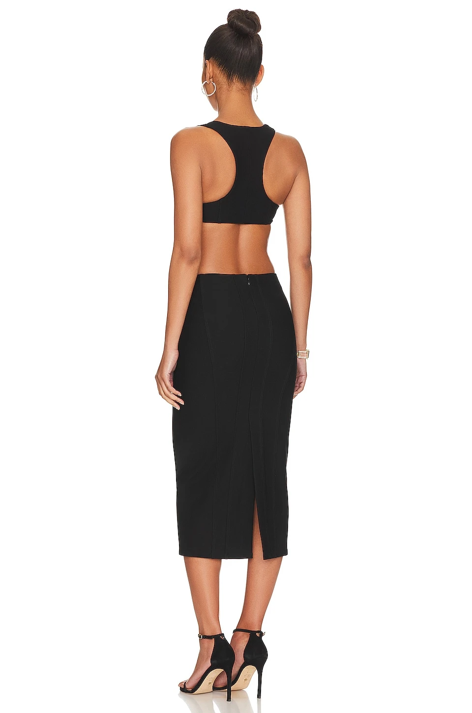 Zoraida Midi Dress Black 3 Zoraida Midi Dress Black - Image 3