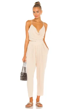 Tanah Solid 80s Pleated Trouser Doe -Fashion Clothing INDA WP101 V4