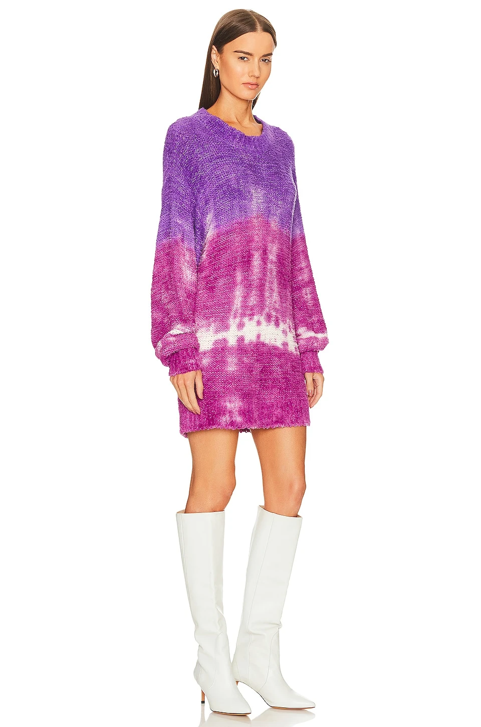 Isabel Marant Etoile Happy Crew Sweater Purple & Fuchsia 2 Isabel Marant Etoile Happy Crew Sweater Purple & Fuchsia - Image 2