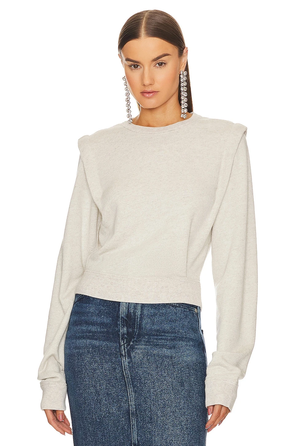 Isabel Marant Etoile Masson Sweatshirt Ecru 2 Isabel Marant Etoile Masson Sweatshirt Ecru - Image 2